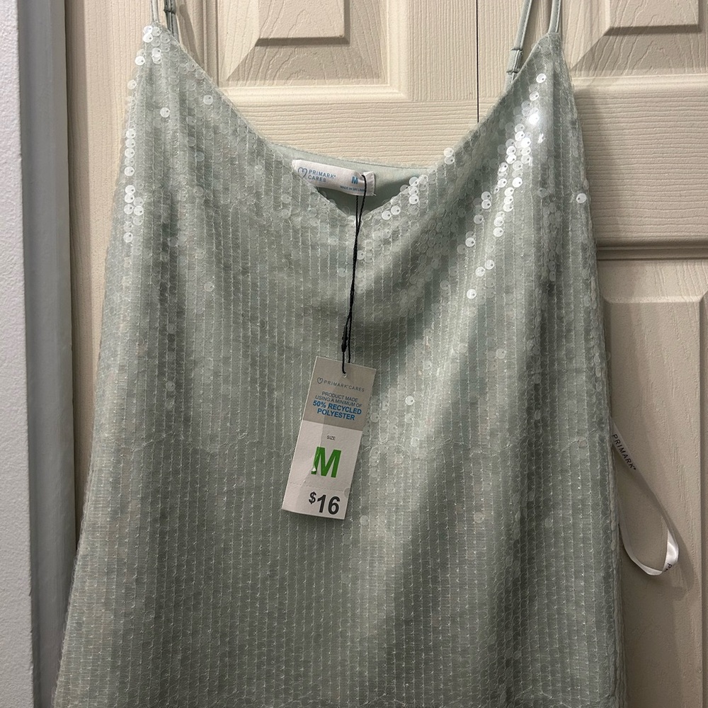 Primark Silver Sequin Top